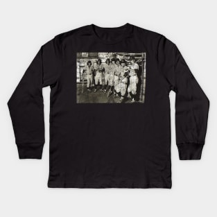 Baseball Furies Team Retro Kids Long Sleeve T-Shirt